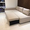 L Shape Sofa Cum Bed with Storage