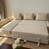 L Shape Sofa Cum Bed with Storage