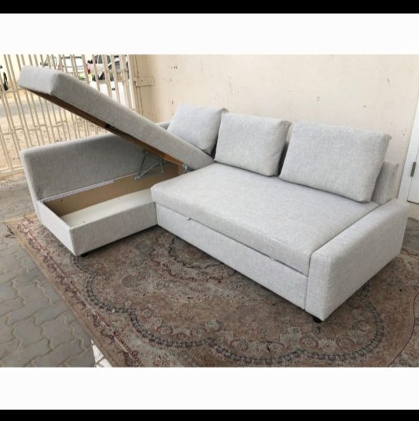 L Shape Sofa Cum Bed with Storage