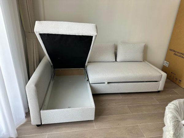 L Shape Sofa Cum Bed with Storage