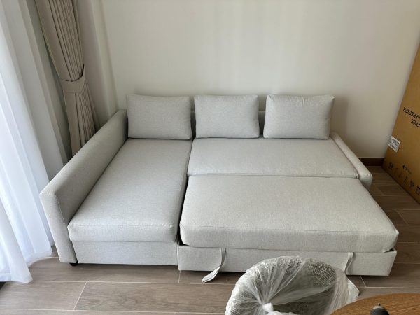 L Shape Sofa Cum Bed with Storage