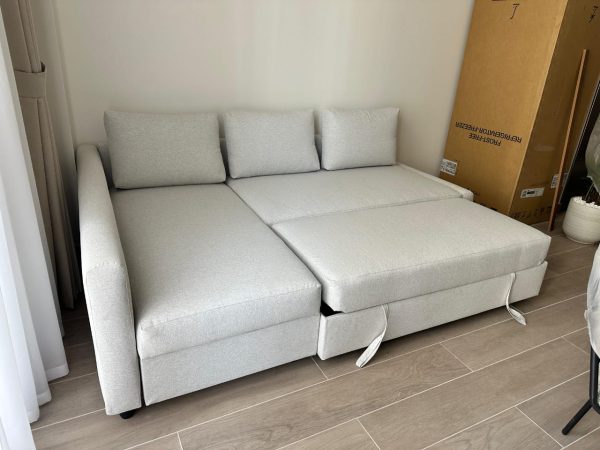 L Shape Sofa Cum Bed with Storage