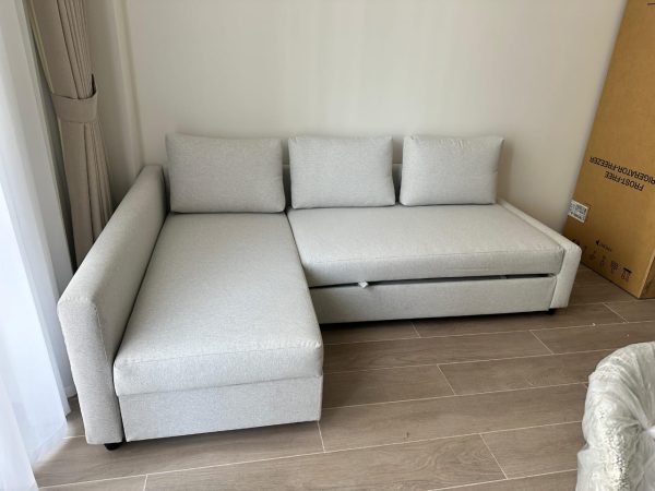 L Shape Sofa Cum Bed with Storage