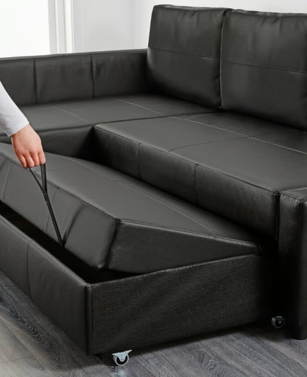 L Shape Sofa Cum Bed with Storage