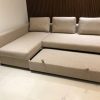 L Shape Sofa Cum Bed with Storage