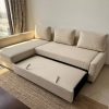 L Shape Sofa Cum Bed with Storage