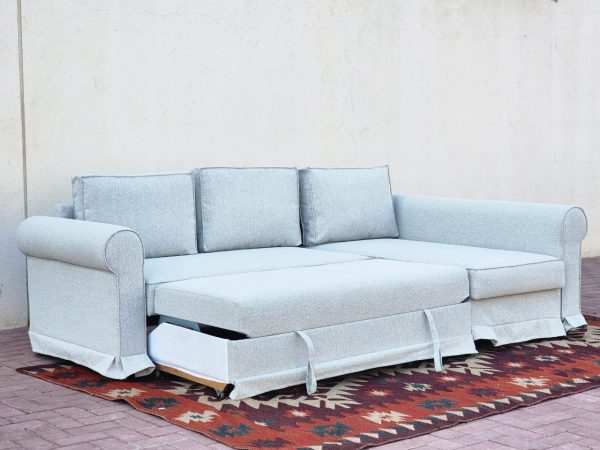 3 Seater L-Shape Sofa Combed with Lounge Chaise Modular - Convertible L Side both Side (10)