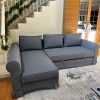 3 Seater L-Shape Sofa Combed with Lounge Chaise Modular - Convertible L Side both Side (12)