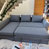 3 Seater L-Shape Sofa Combed with Lounge Chaise Modular - Convertible L Side both Side (2)