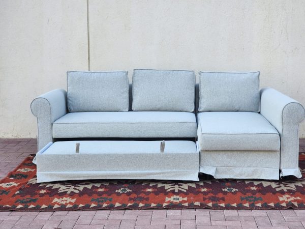 3 Seater L-Shape Sofa Combed with Lounge Chaise Modular - Convertible L Side both Side (5)