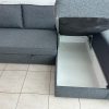 Three seater L shape sofa with storage